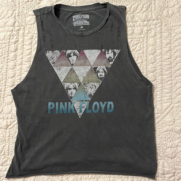 Lucky Brand Tops - Lucky Brand Pink Floyd Dark Side of the Moon distressed TShirt